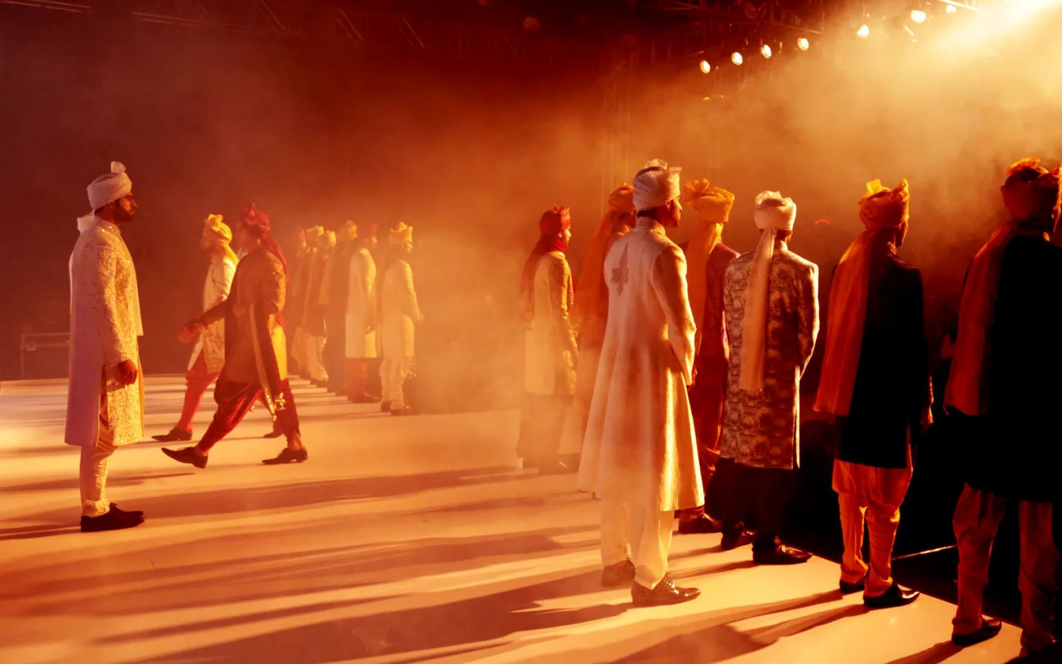 Trustfort Studio event production – fashion show with warm lighting