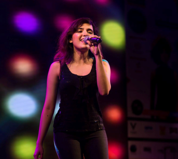 Virsaa stage performance with lights